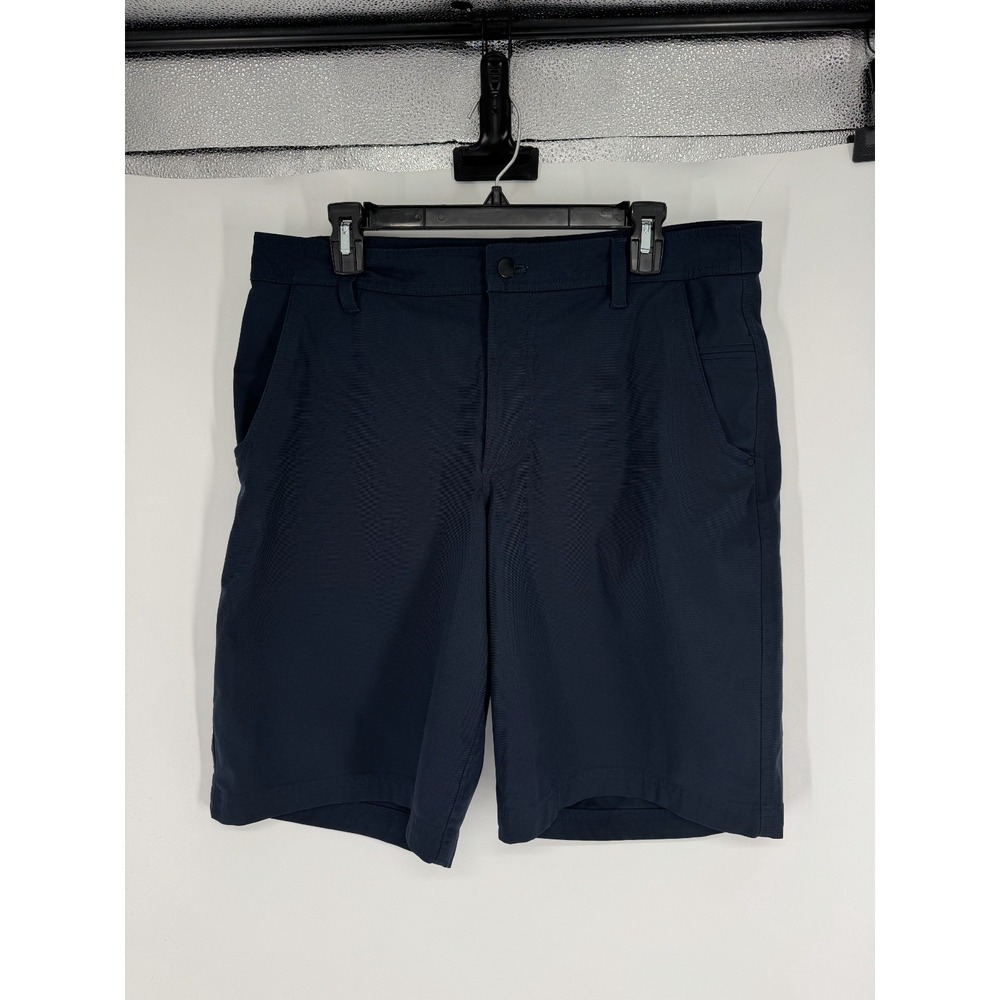 Lululemon Commission Classic Fit Shorts 11" 11‎ Inch Inseam Chino Navy Mens 36